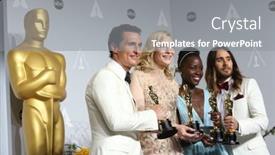  Presentation with awards - Audience pleasing presentation consisting of los-angeles-mar-2-matthew backdrop and a gray colored foreground