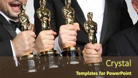  Presentation with awards - Presentation consisting of los-angeles-mar-2-sound background and a tawny brown colored foreground