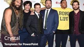  Presentation with fisher - Audience pleasing slide set consisting of los-angeles-mar-29-zack backdrop and a wine colored foreground