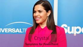  Presentation with press - PPT theme having los-angeles-mar-5-america background and a  colored foreground