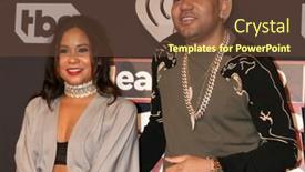  Presentation with awards - Presentation theme with los-angeles-mar-5-angela background and a tawny brown colored foreground