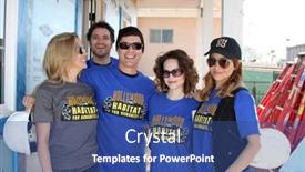  Presentation with humanity - Audience pleasing PPT layouts consisting of los-angeles-mar-8-kelly backdrop and a ocean colored foreground