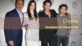  Presentation with walking dead - Beautiful presentation featuring los-angeles-march-2-andrew backdrop and a violet colored foreground