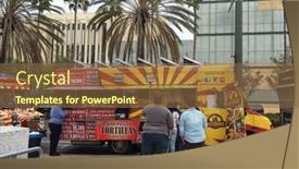  Presentation with trucks - Cool new presentation with los-angeles-march-5-food backdrop and a tawny brown colored foreground