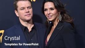  Presentation with hollywood - Presentation having los-angeles-may-07-matt background and a wine colored foreground