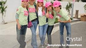  Presentation with women empowerment - Slide deck featuring los-angeles-may-14-valerie background and a  colored foreground