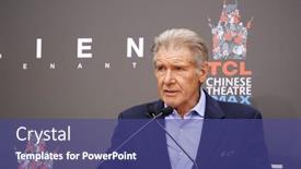  Presentation with ford - Beautiful PPT theme featuring los-angeles-may-17-harrison backdrop and a ocean colored foreground