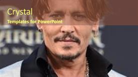  Presentation with hollywood - PPT theme consisting of los-angeles-may-18-johnny background and a tawny brown colored foreground