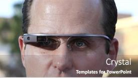  Presentation with google glass - Beautiful slide deck featuring los-angeles-may-29 backdrop and a  colored foreground