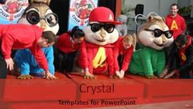  Presentation with hand print - 