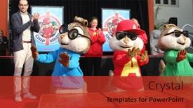  Presentation with hand print - 