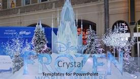  Presentation with disney - Colorful slides enhanced with los-angeles-nov-19-atmosphere backdrop and a light blue colored foreground