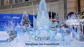  Presentation with disney - Beautiful slides featuring los-angeles-nov-19-atmosphere backdrop and a light blue colored foreground