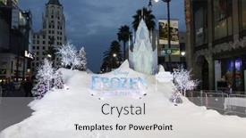  Presentation with disney - PPT layouts featuring los-angeles-nov-19-atmosphere background and a light gray colored foreground