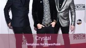  Presentation with green los angeles - Audience pleasing PPT theme consisting of los-angeles-nov-20-green backdrop and a violet colored foreground