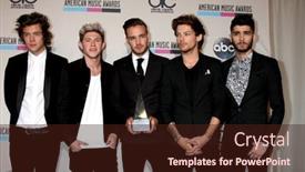  Presentation with press - PPT theme consisting of sound - music create your own music background and a lemonade colored foreground