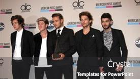  Presentation with awards - Audience pleasing slide deck consisting of music create your own music backdrop and a soft green colored foreground