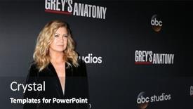  Presentation with november - Cool new PPT theme with los-angeles-nov-4-ellen backdrop and a black colored foreground