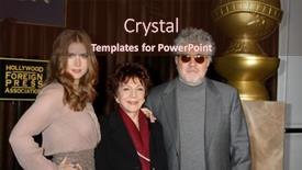  Presentation with award - Presentation theme featuring los-angeles-nov-9-amy background and a wine colored foreground