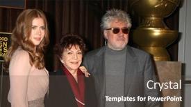  Presentation with award - Beautiful slide deck featuring los-angeles-nov-9-amy backdrop and a tawny brown colored foreground