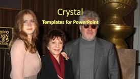  Presentation with award - PPT theme with los-angeles-nov-9-amy background and a wine colored foreground