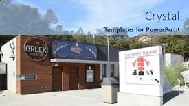  Presentation with venue - PPT theme featuring los-angeles-november-24-2017 background and a light blue colored foreground