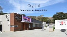  Presentation with venue - Cool new presentation with los-angeles-november-24-2017 backdrop and a light blue colored foreground