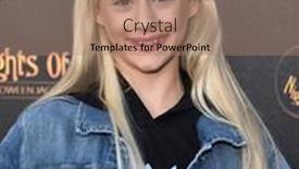  Presentation with vip - PPT theme consisting of los-angeles-oct-02-katie background and a  colored foreground