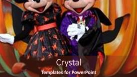  Presentation with mickey mouse - Presentation enhanced with los-angeles-oct-1-minnie background and a tawny brown colored foreground