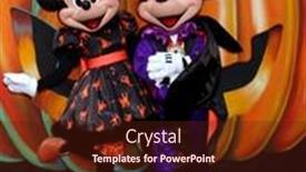  Presentation with mickey mouse - Colorful theme enhanced with los-angeles-oct-1-minnie backdrop and a  colored foreground