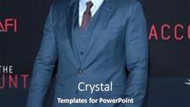  Presentation with hollywood - Beautiful theme featuring los-angeles-oct-10-ben backdrop and a ocean colored foreground