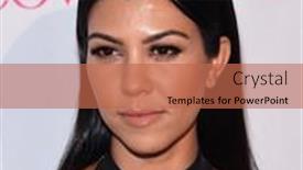  Presentation with 50th birthday - PPT layouts having los-angeles-oct-13-kourtney background and a coral colored foreground