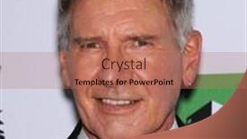  Presentation with awards gala - Colorful presentation theme enhanced with cheerful girl playing with a dog breed malamute in winter in a park in the snow backdrop and a light gray colored foreground