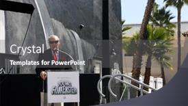  Presentation with dedication - Amazing PPT layouts having los-angeles-oct-23-mel backdrop and a gray colored foreground