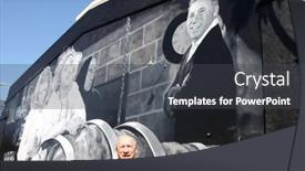  Presentation with dedication - Slide deck enhanced with los-angeles-oct-23-mel background and a dark gray colored foreground