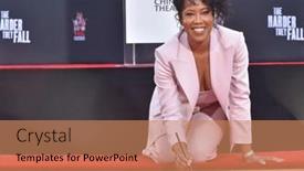  Presentation with hand print - 