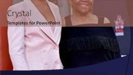  Presentation with hand print - PPT theme having los-angeles-oct-28-regina background and a violet colored foreground