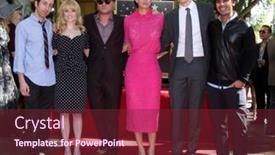  Presentation with theory - Amazing presentation theme having los-angeles-oct-29 backdrop and a tawny brown colored foreground