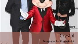  Presentation with mickey mouse - PPT layouts featuring los-angeles-oct-6-john background and a violet colored foreground