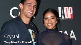  Presentation with gala - Colorful theme enhanced with los-angeles-oct-7-joe backdrop and a tawny brown colored foreground