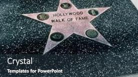  Presentation with five star - Slides enhanced with los-angeles-october-16 background and a tawny brown colored foreground