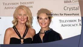  Presentation with advocacy - Audience pleasing slide deck consisting of los-angeles-sep-15-sandra backdrop and a coral colored foreground