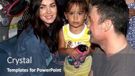  Presentation with green los angeles - Presentation theme featuring los-angeles-sep-16-megan background and a ocean colored foreground