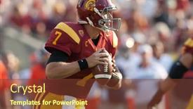  Presentation with memorial - Audience pleasing presentation theme consisting of los-angeles-sep-17-usc backdrop and a tawny brown colored foreground