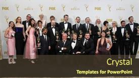  Presentation with game thrones - PPT theme having los-angeles-sep-20-game background and a tawny brown colored foreground