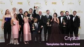  Presentation with game thrones - Beautiful slide set featuring los-angeles-sep-20-game backdrop and a wine colored foreground