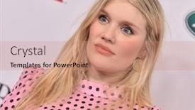  Presentation with tea party - Presentation consisting of los-angeles-sep-21-emerald background and a coral colored foreground