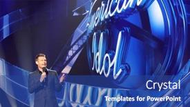  Presentation with forum - Audience pleasing theme consisting of los-angeles-sep-22-ryan backdrop and a ocean colored foreground