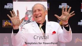  Presentation with hand print - 