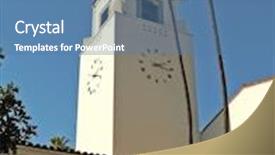  Presentation with los angeles - Cool new presentation theme with beamriding - los angeles union station backdrop and a teal colored foreground